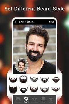 Men Stylish Beard, Hair Photo Editor screenshot 2