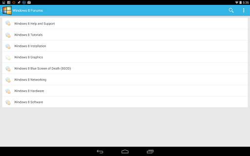 Windows Forums screenshot 9
