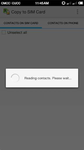 Copy to SIM Card(Ads Free) screenshot 1