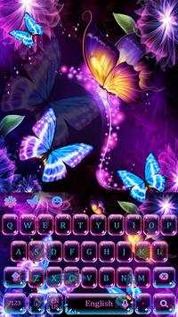 Neon butterfly keyboard screenshot 4
