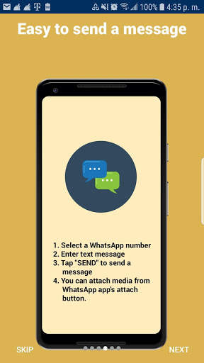 Send quick message by whatsapp screenshot 4