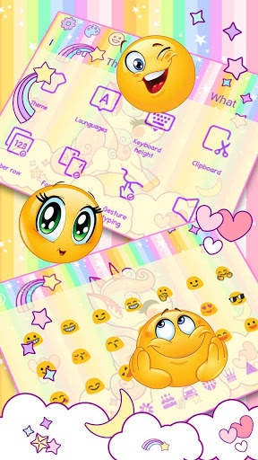 Rainbow Unicorn Keyboard screenshot 3