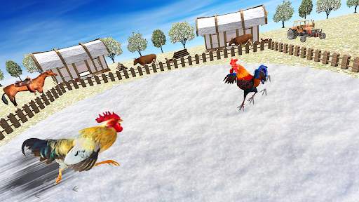 Wild Rooster Fighting Angry Chickens Fighter Games screenshot 4