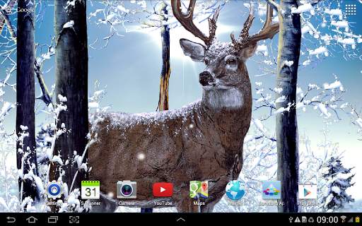 Winter Forest Live Wallpaper 5 تصوير الشاشة