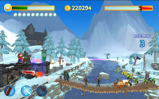 Snowball Attack Shoot Defend screenshot 10