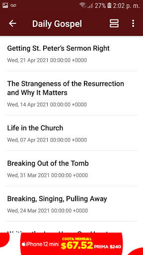 Daily Gospel Reflections screenshot 5