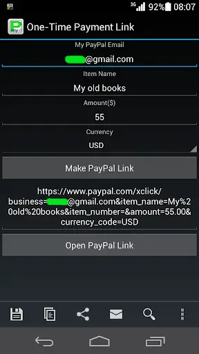 PayLink Generator (for paypal) screenshot 2