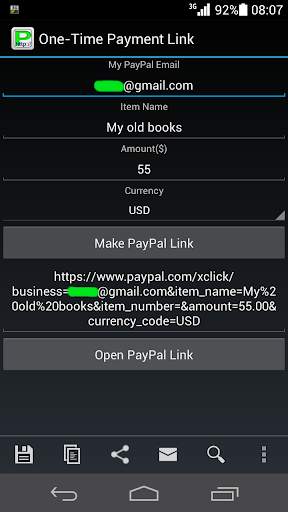 PayLink Generator (for paypal) screenshot 2