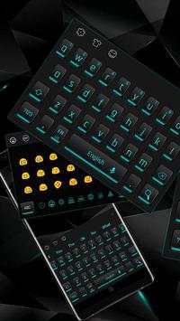 Black Blue Light Keyboard screenshot 1