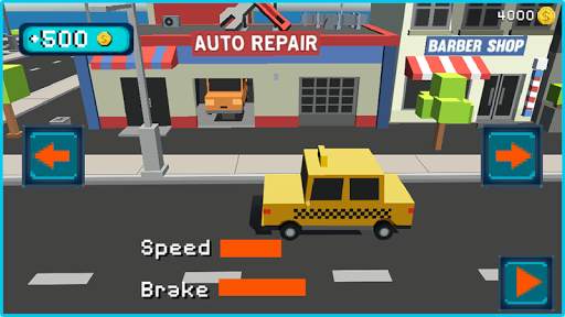 Blocky Cars Road Racing 3D screenshot 4