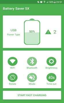 Battery Saver 5X screenshot 9