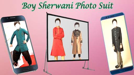 Boy Sherwani Photo Suit screenshot 8