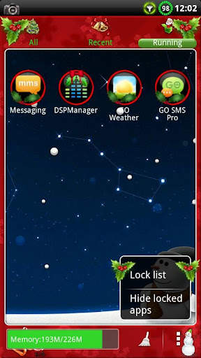 CHRISTMAS GO Launcher EX Theme screenshot 3