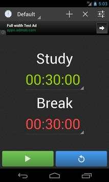 Study Timer Lite screenshot 1