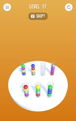 Puzzle - Urutkan Bola 3D screenshot 14