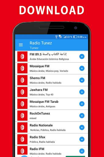 Live Tunisia Radio: Free FM Radio screenshot 3