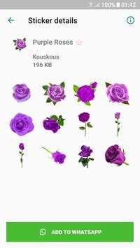 Roses Sticker Packs for WhatsApp - WAStickerApps screenshot 5