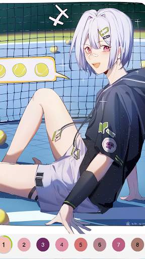 Paint Anime - Color By Number screenshot 3