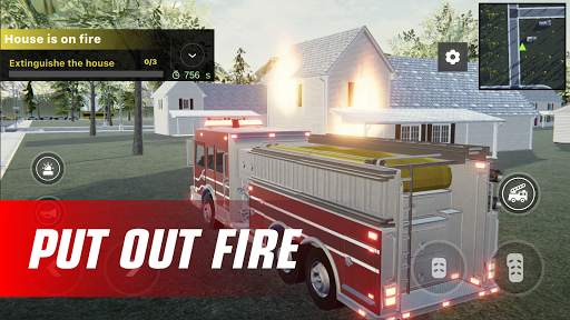 Firefighter Squad Simulator स्क्रीनशॉट 3