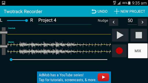 Twotrack studio recorder screenshot 2