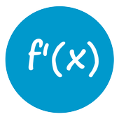 Derivative of a function. Formulas icon