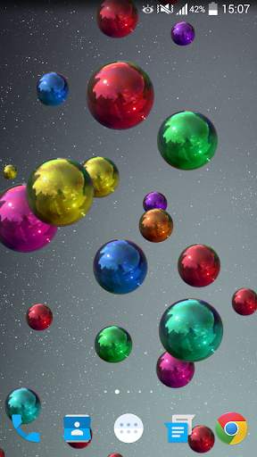Space Bubbles Live Wallpaper screenshot 3