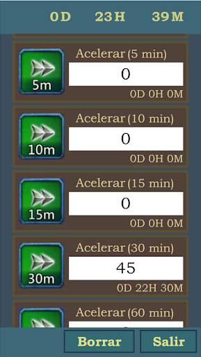 Calculadora Speed Up Lords Mobile screenshot 3