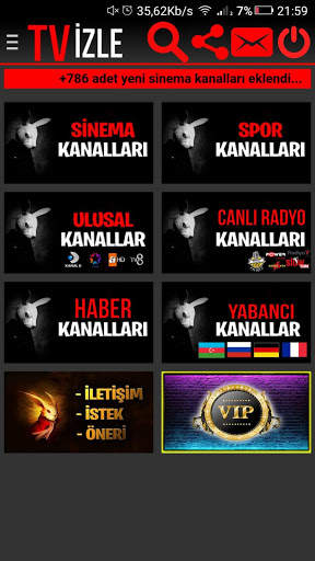Canlı TV İzle Mobil - HD 1 تصوير الشاشة