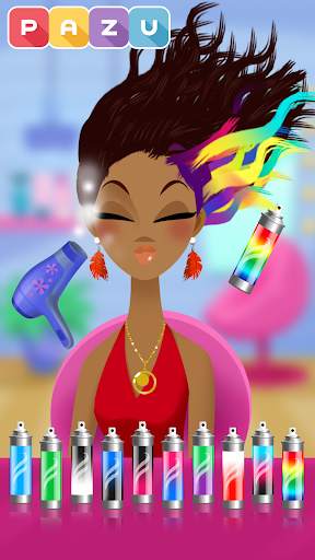 Girls Hair Salon - Hairstyle makeover kids games screenshot 4