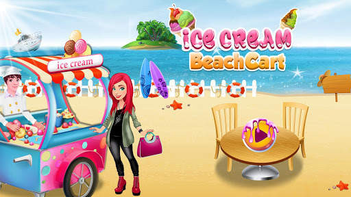 Ice Cream Beach Cart: Ice Popsicle Shop Games screenshot 6