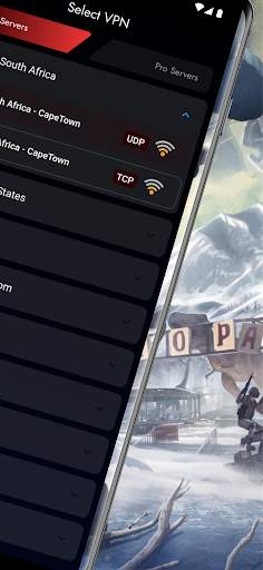 South Africa VPN - Secure VPN screenshot 5