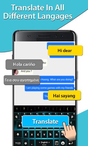 iTranslator Keyboard Chat voice Translator screenshot 1