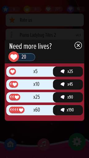 Piano Noir Ladybug Tiles 2 screenshot 8
