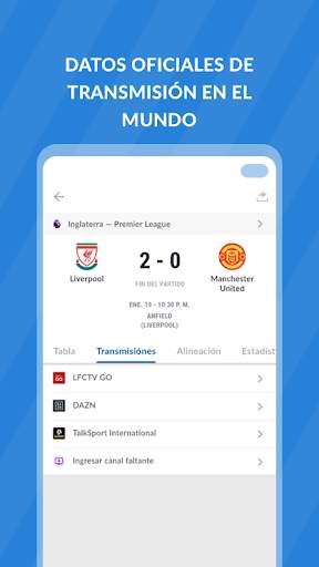 Live Futbol TV: Guía de fútbol screenshot 3