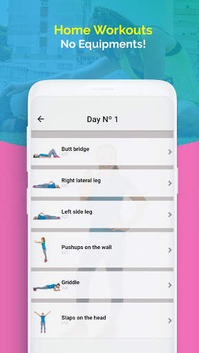 Home workout for women screenshot 1