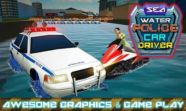 Sea Police Car - Boat Chase screenshot 3