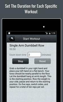 Dumbbell Workout Routine Lite screenshot 14