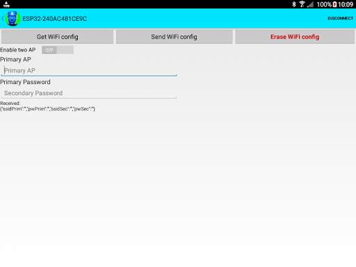ESP32 WiFi setup over BLE or Bluetooth Serial screenshot 8