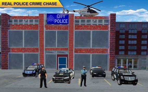 पुलिस गाड़ी ड्राइविंग शहर अपराध स्क्रीनशॉट 4
