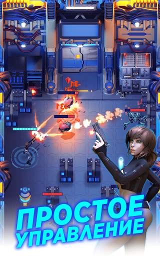 Cyberpunk Hero: Epic Roguelike скриншот 7