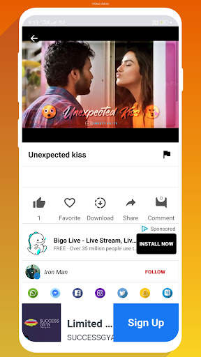 SnakyVideo - Full Screen Status App screenshot 5