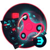 Teclado de neón dedo espacio 3D on 9Apps