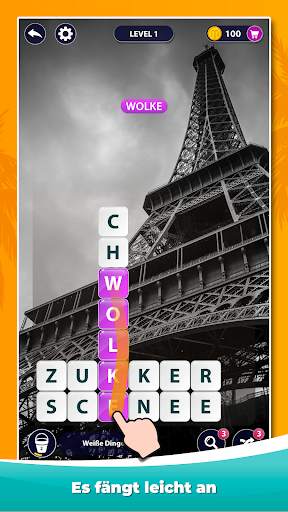 Word Surf - Ein Wortspiel screenshot 1