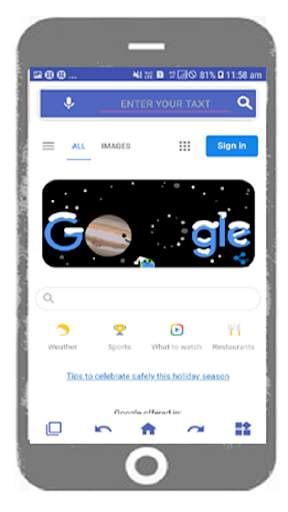 Yesbrowser free Indian browser or free Downloading screenshot 1
