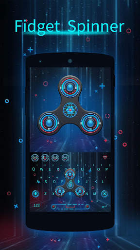 Animated Fidget Spinner Keyboard Theme स्क्रीनशॉट 2