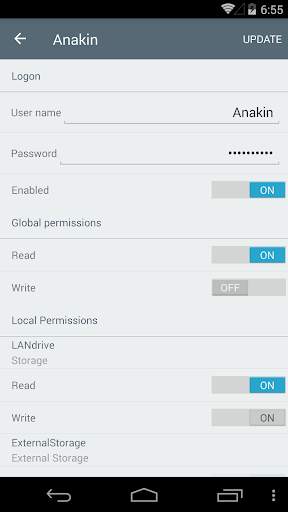 LAN drive - SAMBA Server & Client screenshot 4