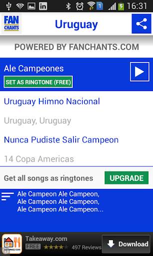 Uruguay World Cup 2014 Songs screenshot 3