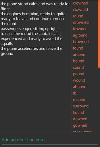 Rhyme Builder screenshot 3
