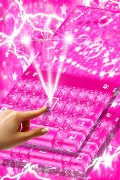 Pink Sparkles Keyboard 3 تصوير الشاشة