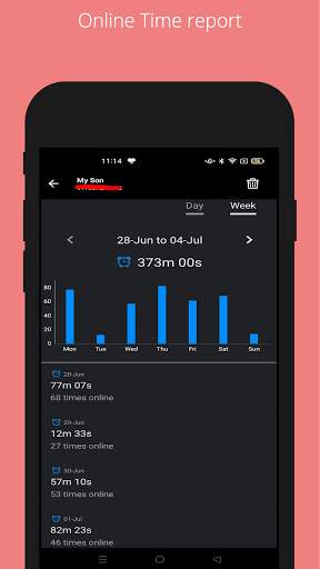 Wtracker - online time and last seen for whatsapp screenshot 3